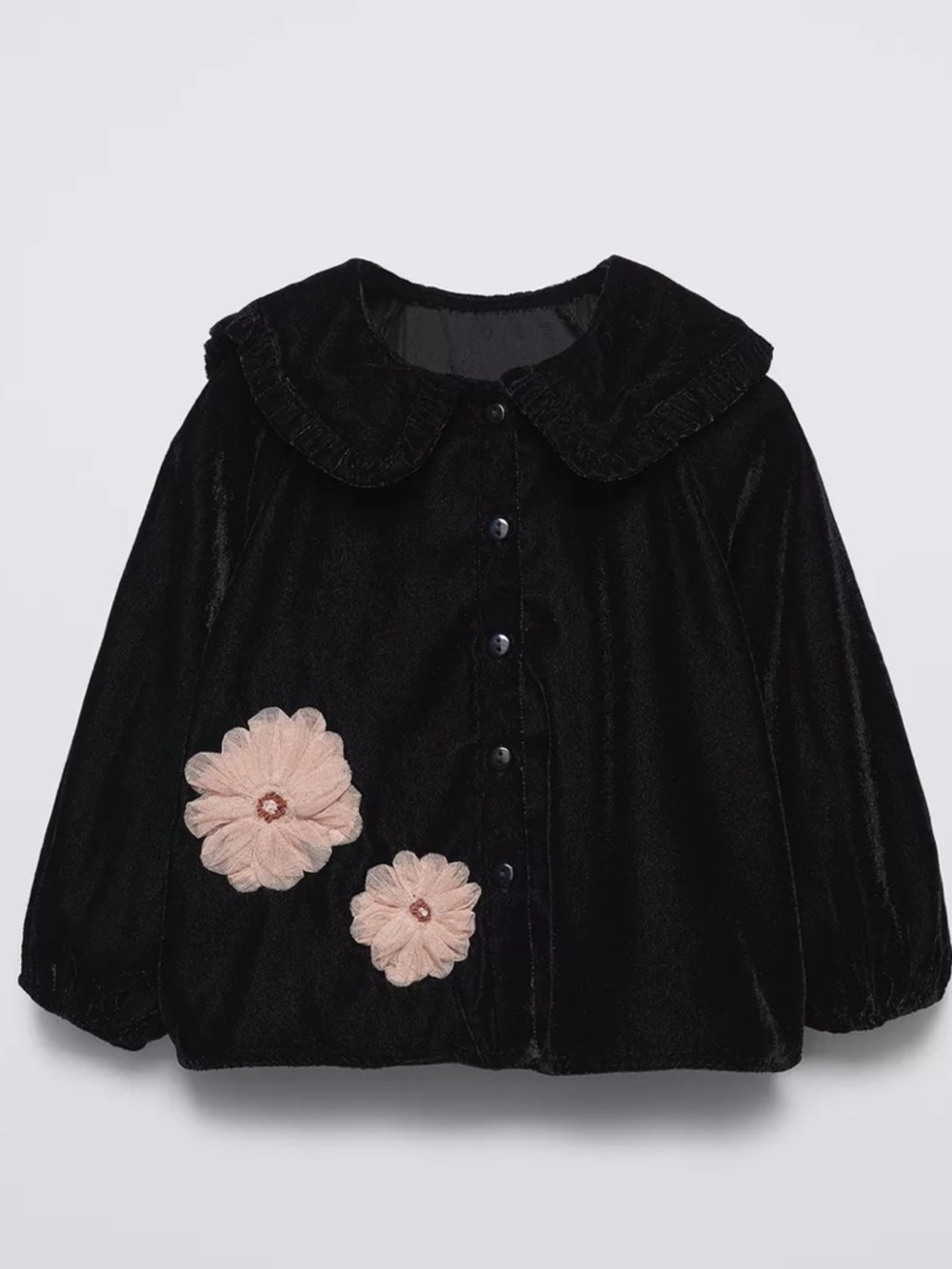 Zara Velvet Floral Set Size 6